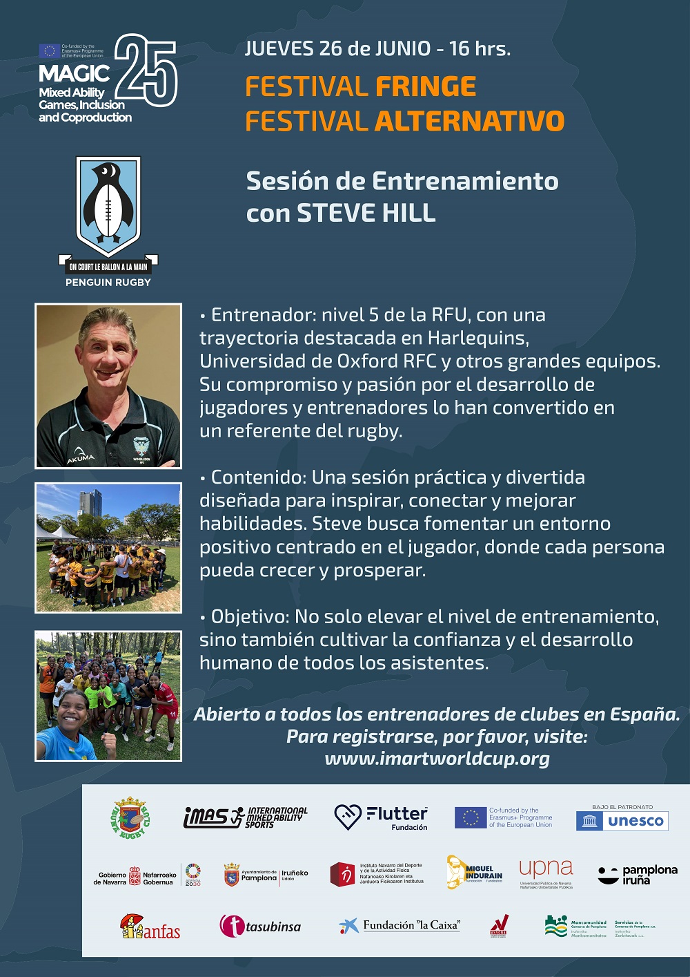 Penguin RFC regresa a IMART 2025 para brindar un taller de coaching de alto nivel